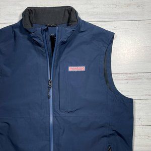 Vineyard Vines Men's Tech Windbreaker Vest - Vineyard Navy - Medium
